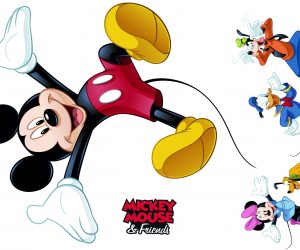 wallsticker - Mickey Mouse tapet